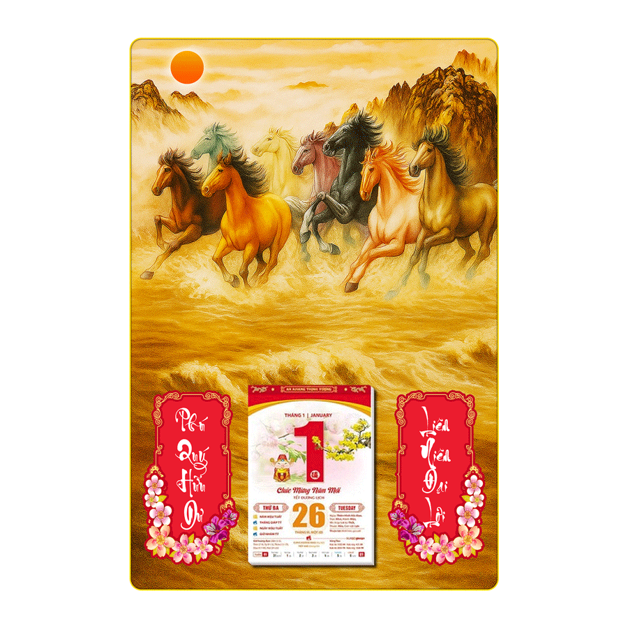 LỊCH TR&Aacute;NG GƯƠNG M&Atilde; Đ&Aacute;O TH&Agrave;NH C&Ocirc;NG - XLG615