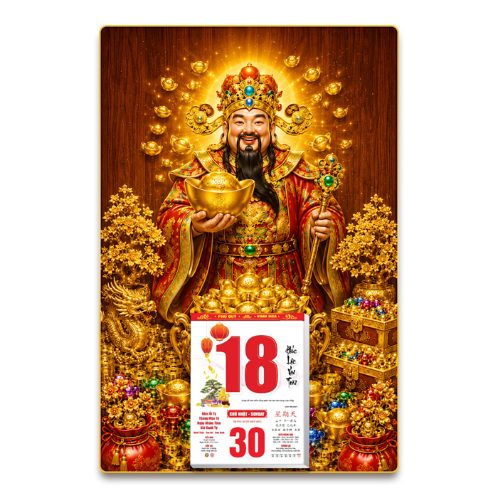 LỊCH TR&Aacute;NG GƯƠNG THẦN T&Agrave;I