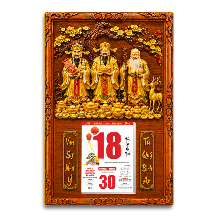 LỊCH TR&Aacute;NG GƯƠNG PH&Uacute;C LỘC THỌ M2