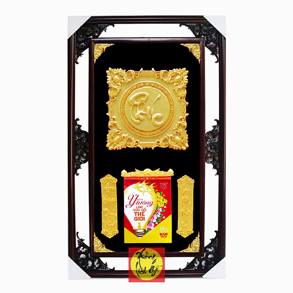 LỊCH GỖ TREO TƯỜNG CHỮ PH&Uacute;C - XLG49