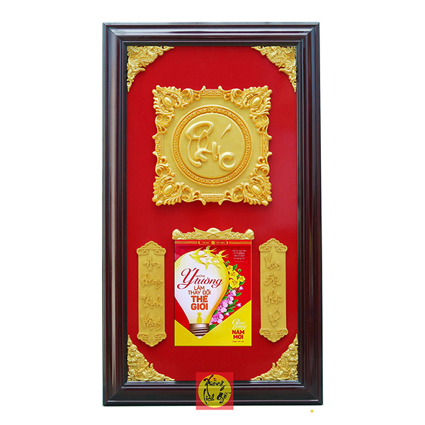 LỊCH GỖ TREO TƯỜNG CHỮ PH&Uacute;C - XLG52