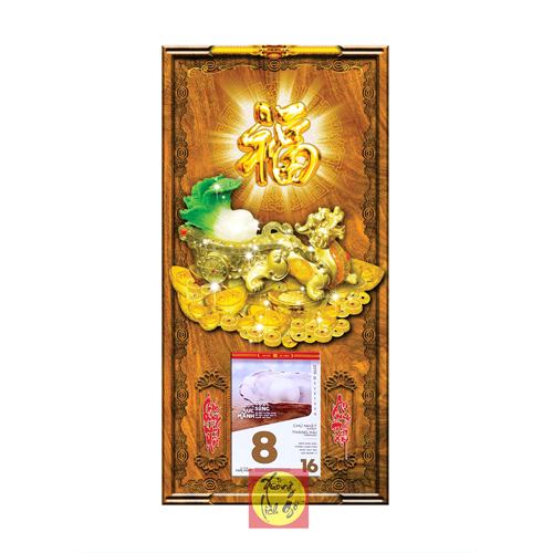 LỊCH GỖ PHONG THỦY T&Ugrave;Y HƯU - XLG418